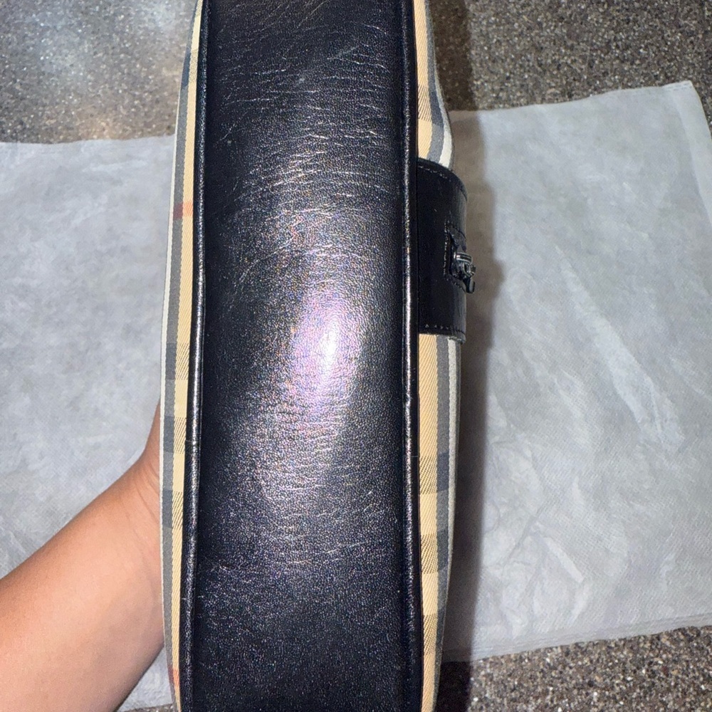 Burberry Vintage Nova Check Plaid Wristlet Bag πβ¨ - Picture 4 of 11